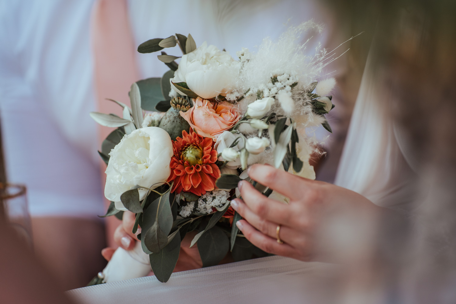 Brautstrauß für die Hochzeit am MARIENHOF FECHER in Niedernberg