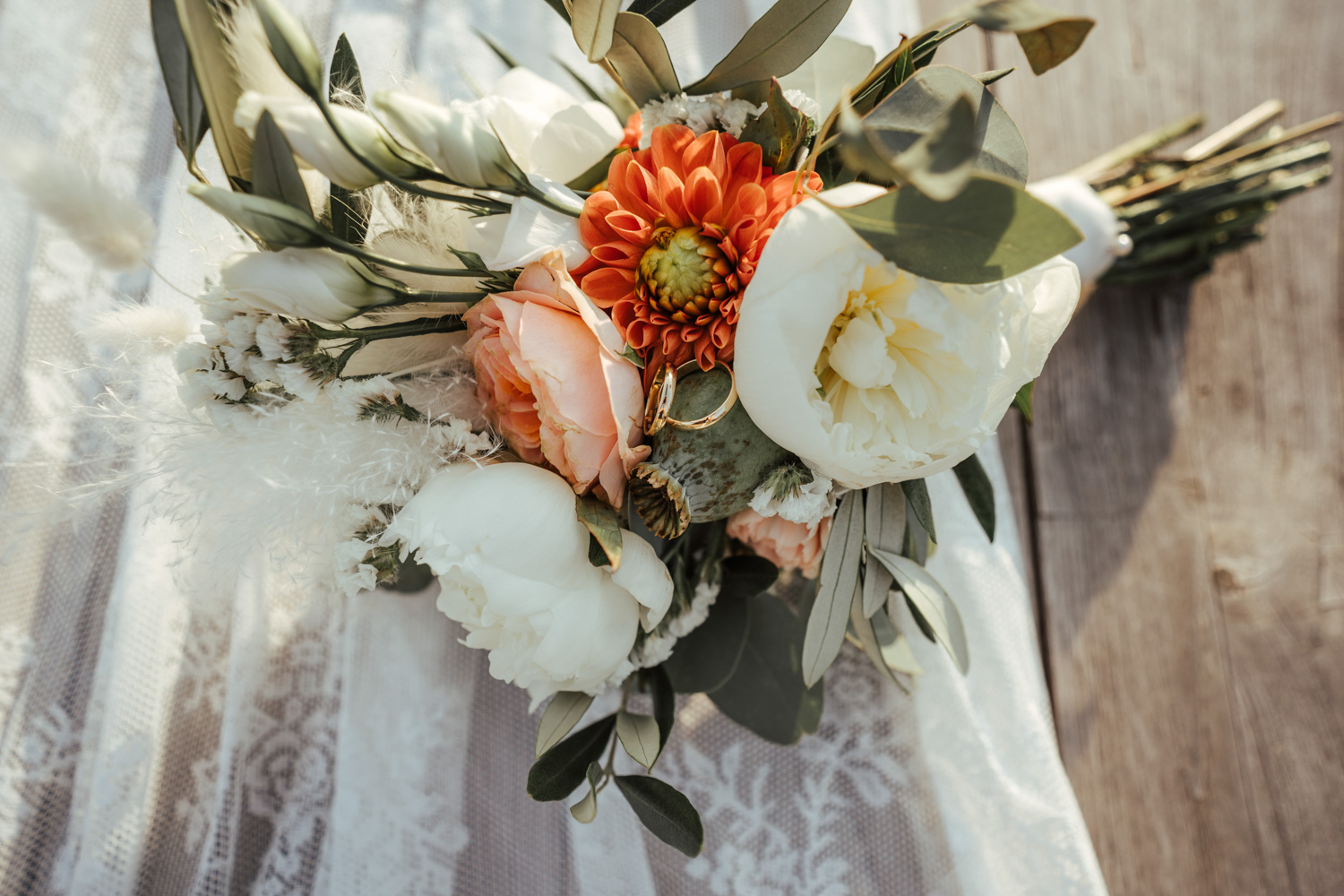 Brautstrauß für die Hochzeit am MARIENHOF FECHER in Niedernberg